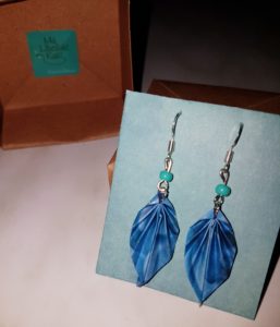 Boucles d'oreilles feuilles #6