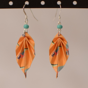 Boucles d'oreilles feuilles #2