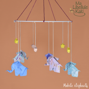 Mobile circulaire - éléphants #2