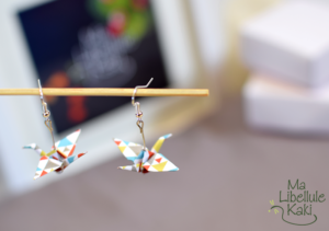 Boucles d'oreilles grues #2