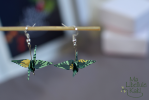 Boucles d'oreilles grues #3