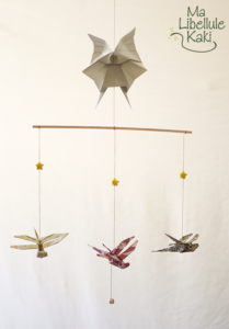 Mobile ange et libellules