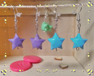 Boucles d'oreilles étoiles